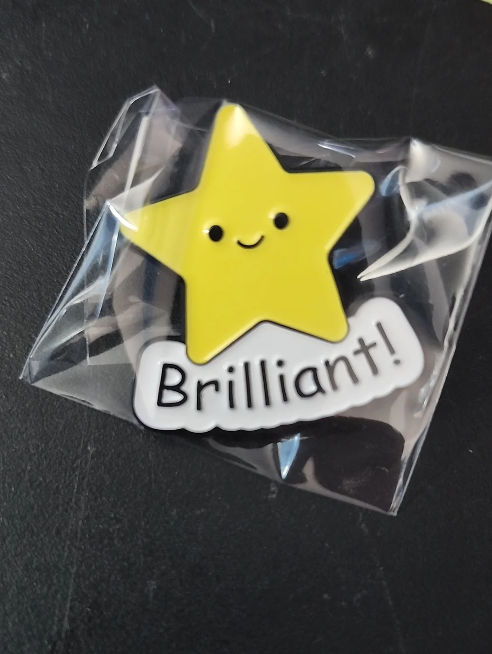 Star Brilliant Enamel Pin